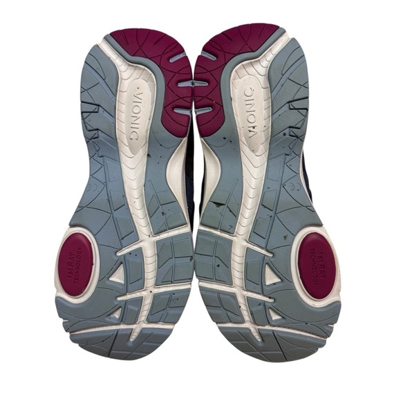 Vionic Berlin sneakers in blue with bungee lace - Picture 9 of 9